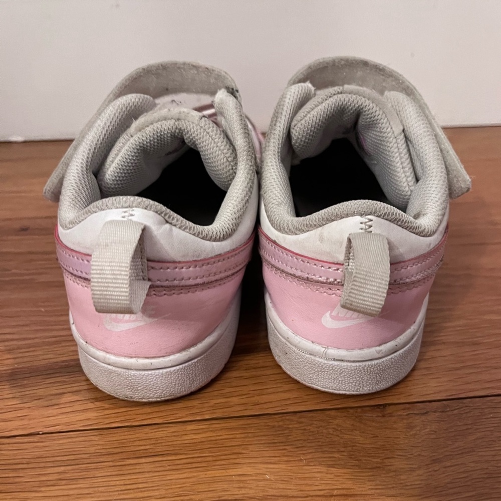 NIKE Pink Court Borough Low Sneakers - Picture 5 of 9
